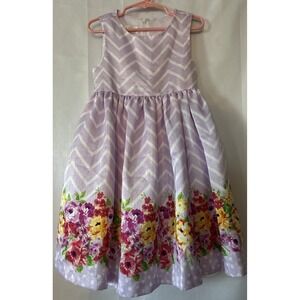 American Princess Girls Size 5T Fancy Flower Girl Special Occasion Dress‎ Purple